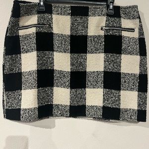 Plated plus size skirt